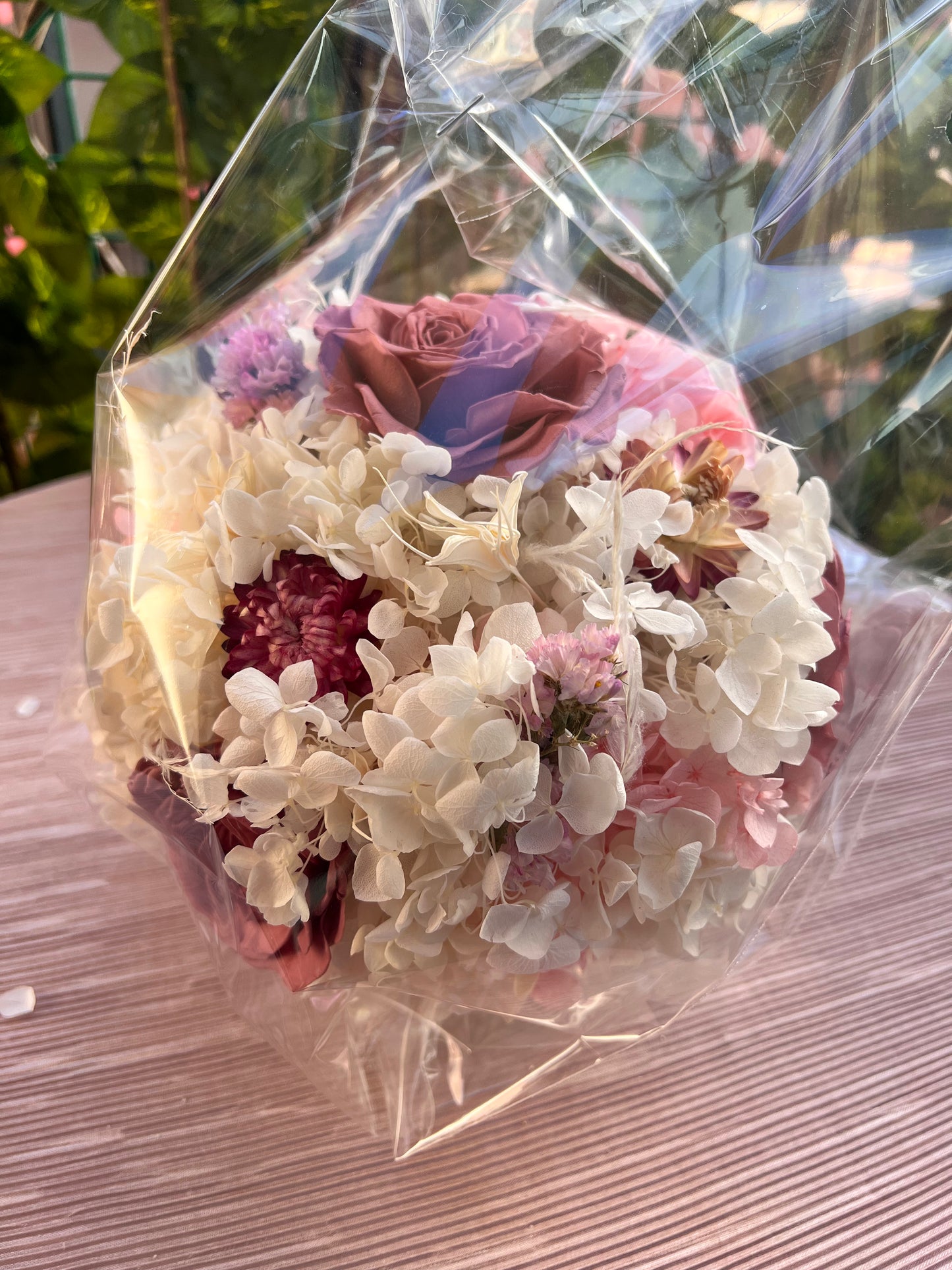 Dark Barbie Self supporting round bouquet