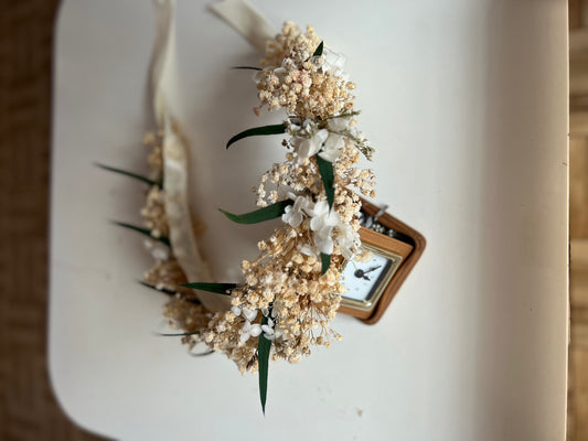 Bridal Flower Crown (with greenery)