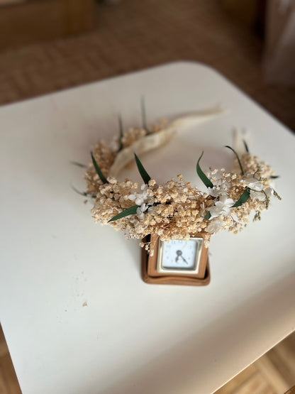 Bridal Flower Crown (with greenery)