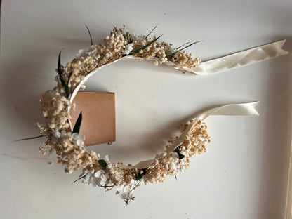 Bridal Flower Crown (with greenery)
