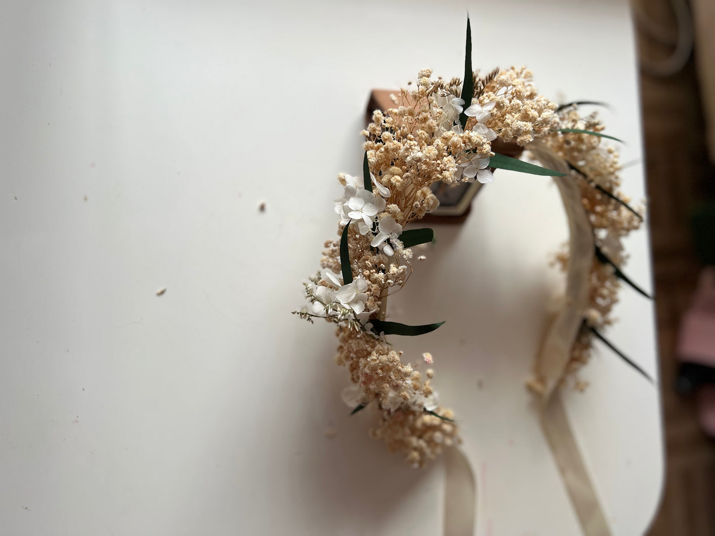 Bridal Flower Crown (with greenery)