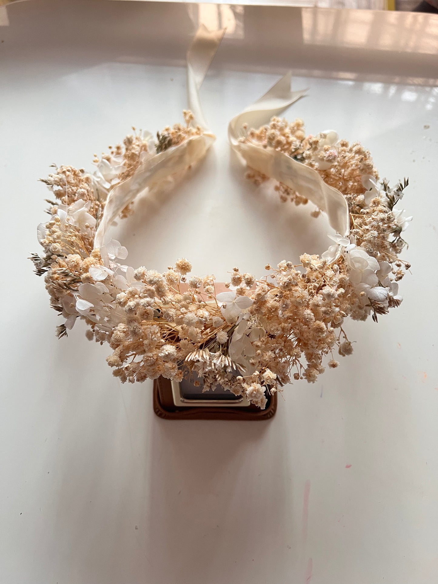 Bridal Flower Crown (without greenery)