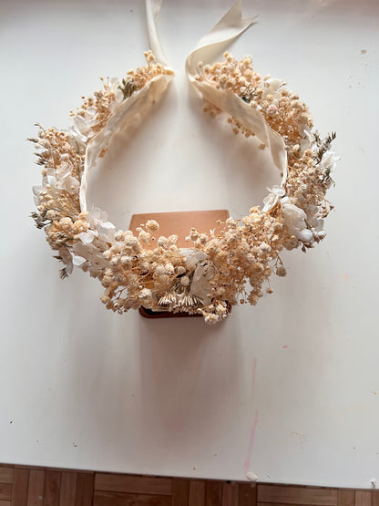 Bridal Flower Crown (without greenery)