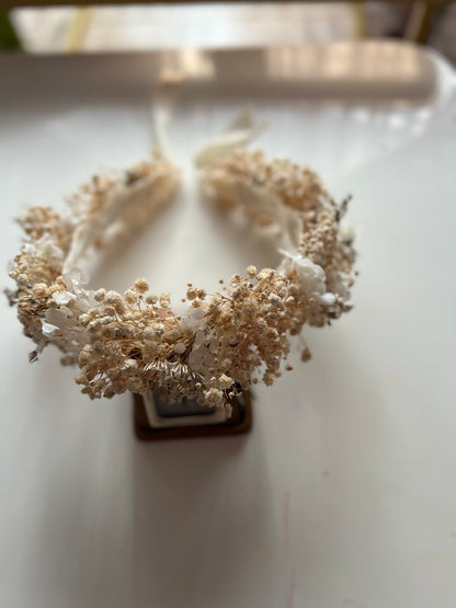 Bridal Flower Crown (without greenery)