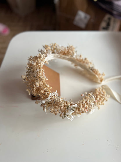 Bridal Flower Crown (without greenery)