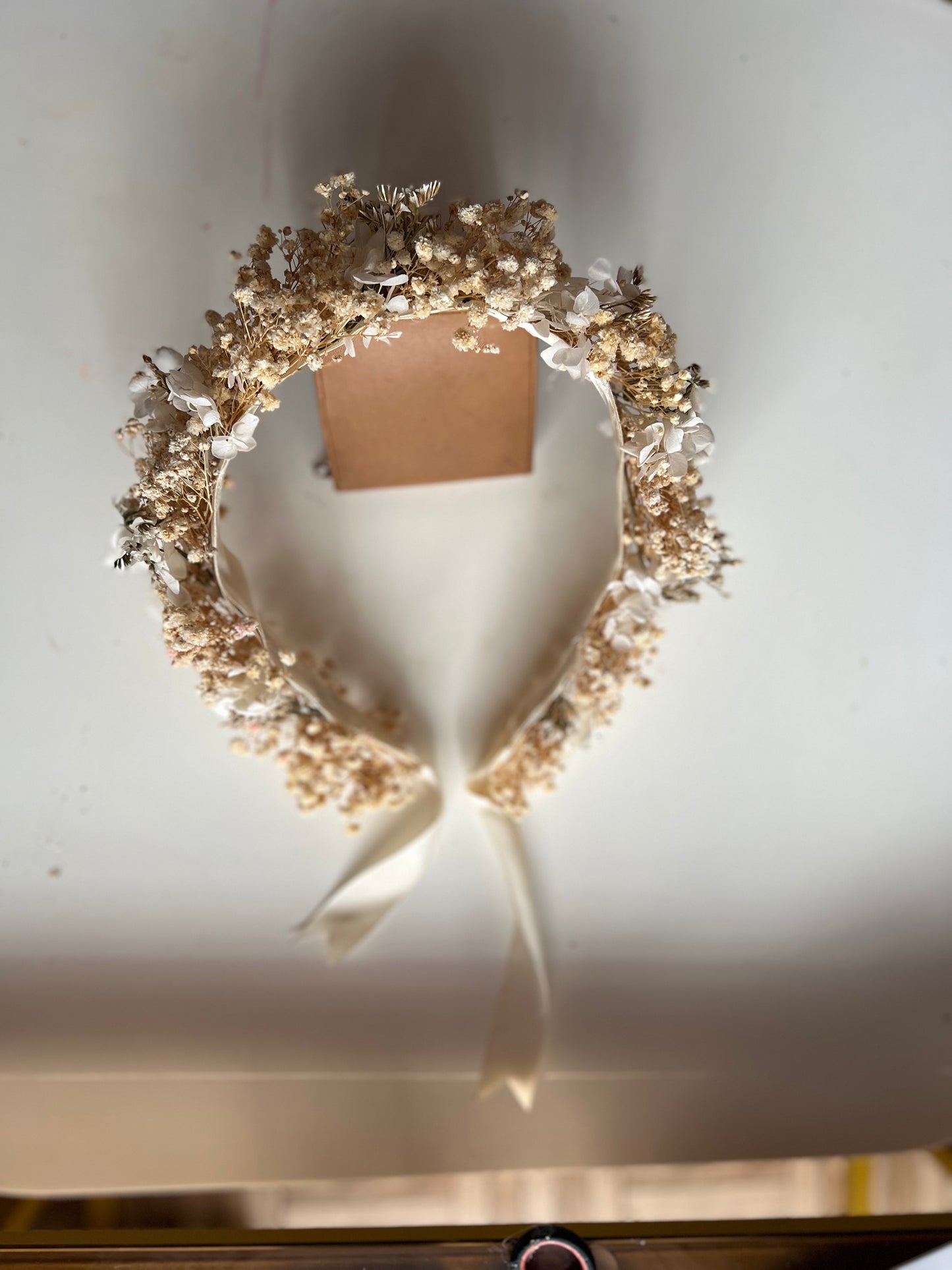Bridal Flower Crown (without greenery)