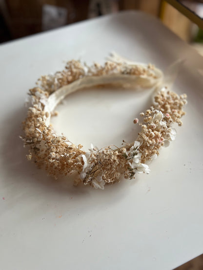 Bridal Flower Crown (without greenery)