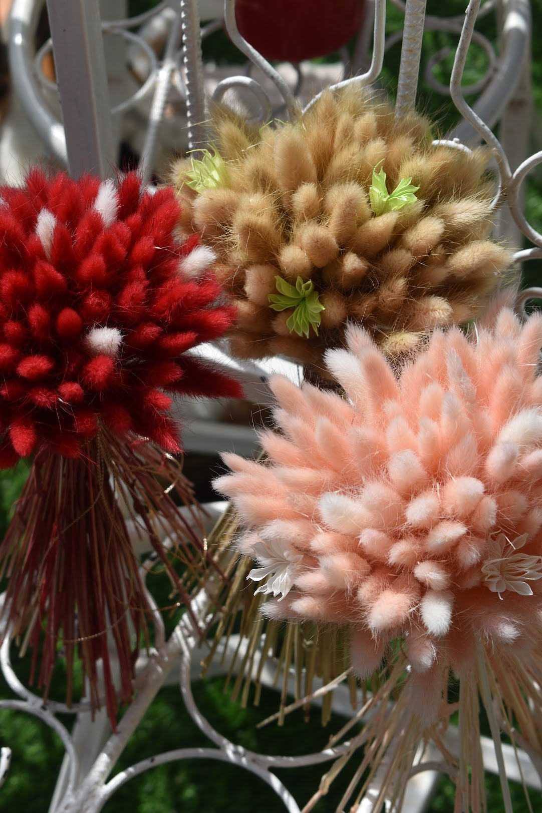Bunny tail grass bouquets from kenyan lady fleur dried flowers shop for patio home decor.