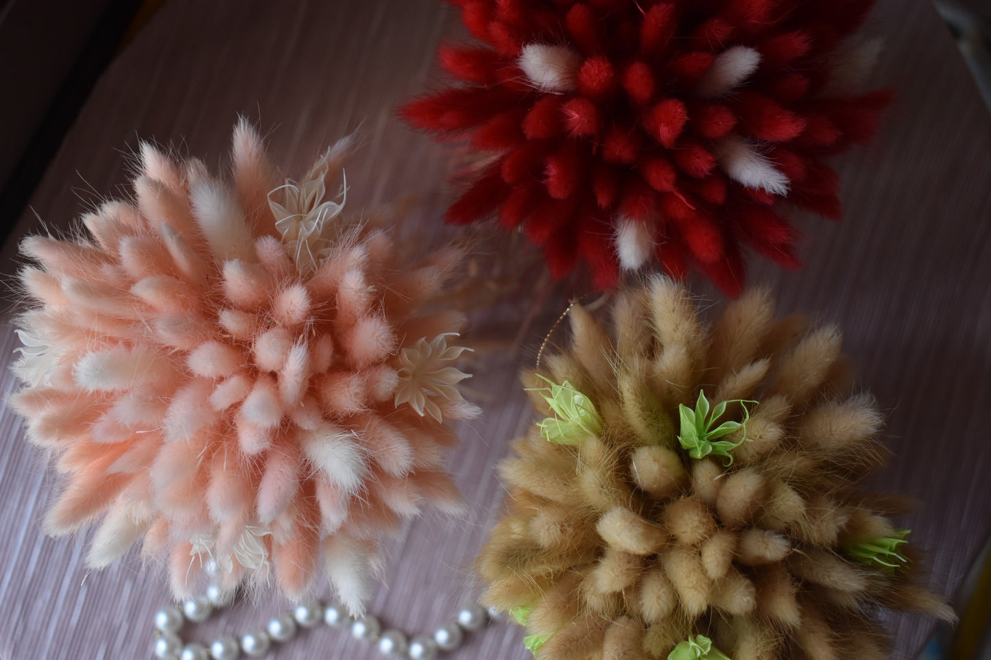 Bunny tail grass bouquets from kenyan lady fleur dried flowers shop.